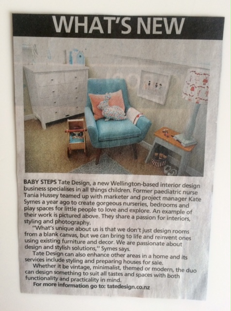 Dominion Post Tate Design Interior Design Feature